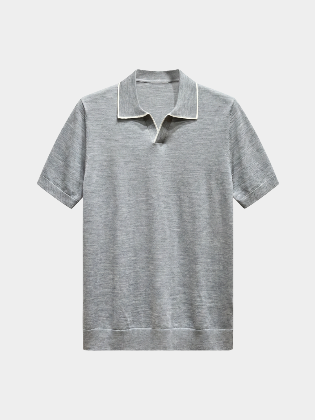Men’s Polo Shirt with Contrast Collar