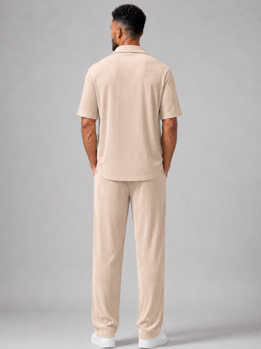 Men’s Short Sleeve Shirt and Trouser Set