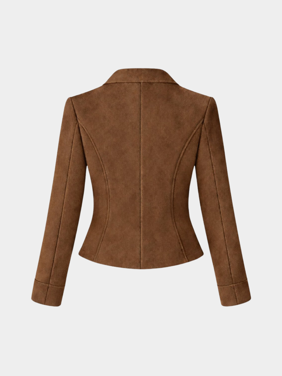 Women’s Cropped Blazer with Lapel Collar