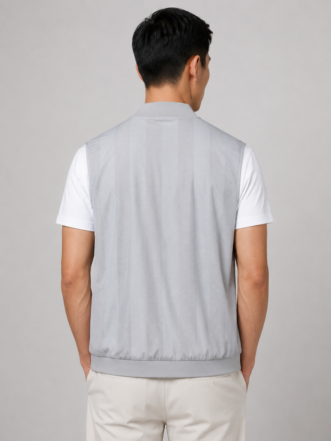 Men’s Sleeveless Zip Gilet Jacket