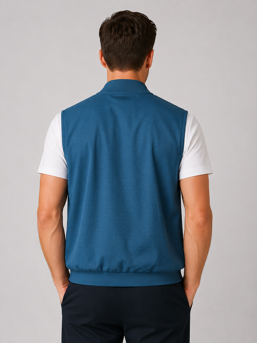 Men’s Sleeveless Zip Gilet Jacket