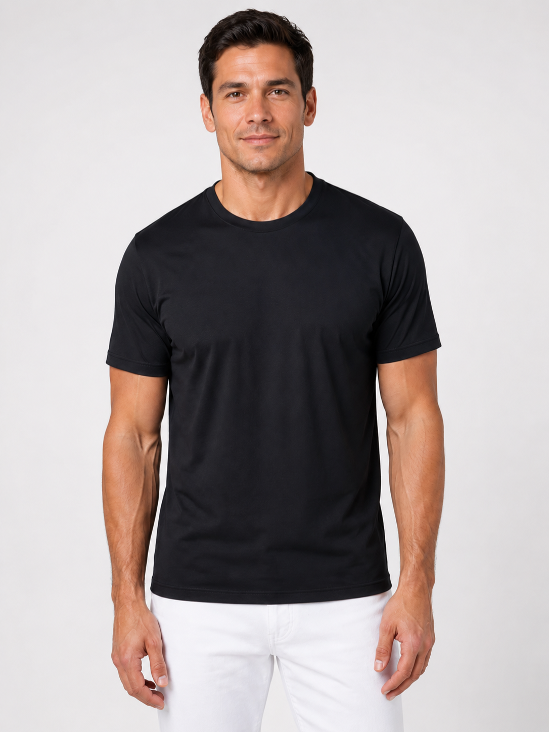 Men’s Crew Neck T-Shirt with Short Sleeves