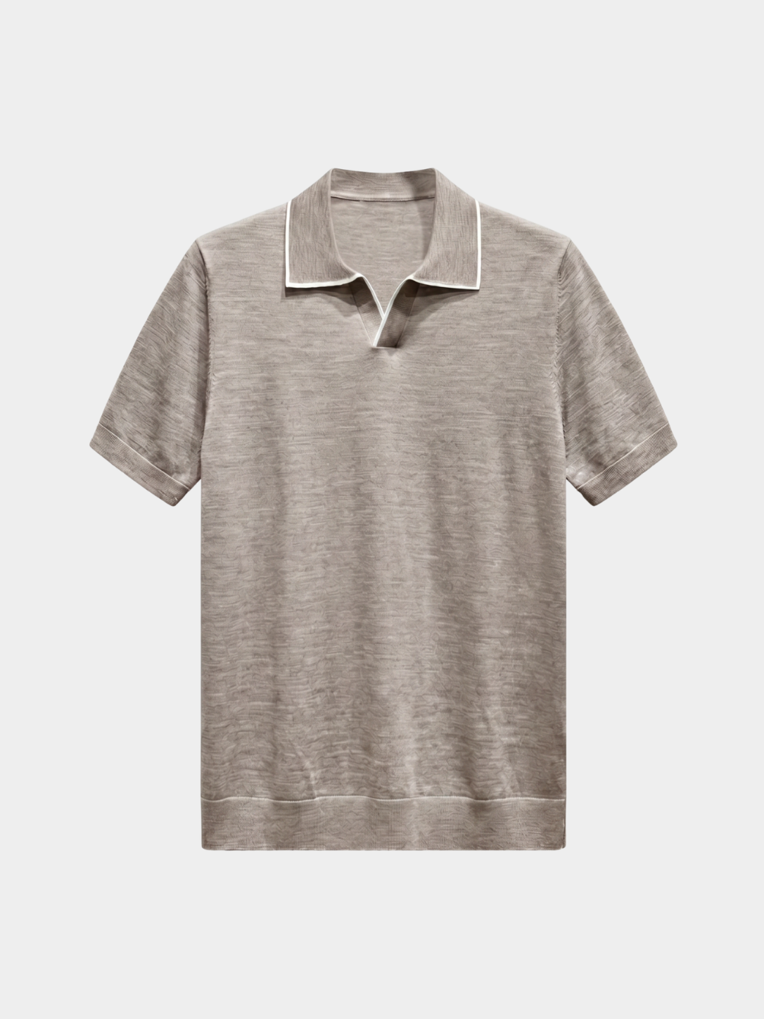 Men’s Polo Shirt with Contrast Collar