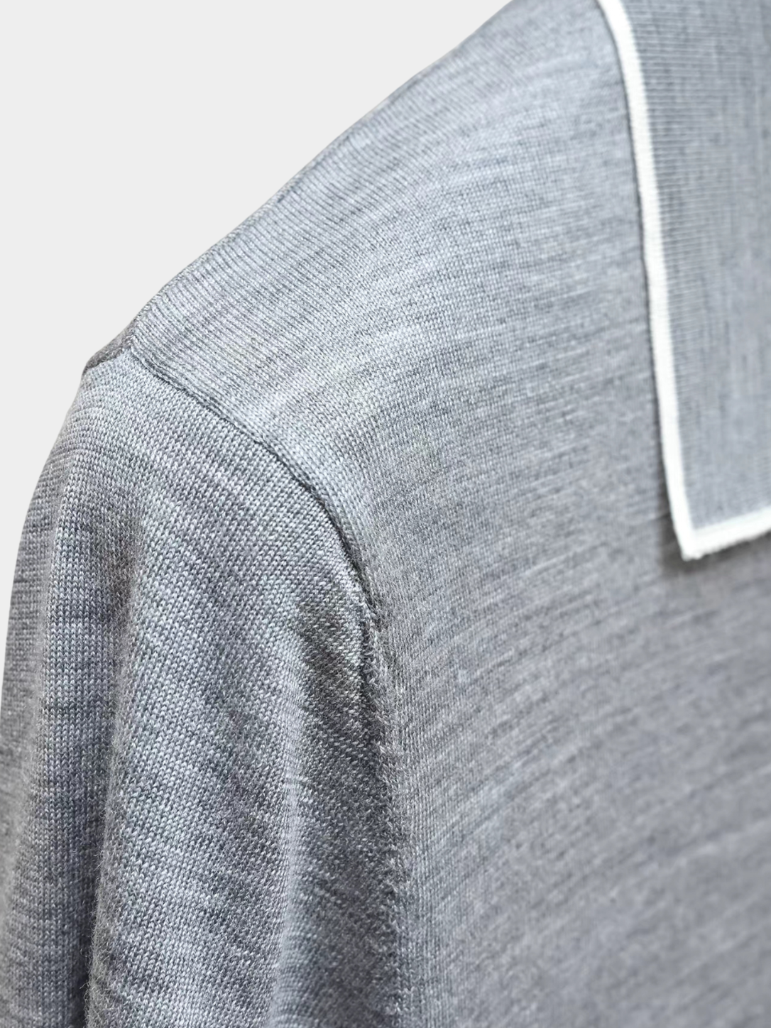 Men’s Polo Shirt with Contrast Collar