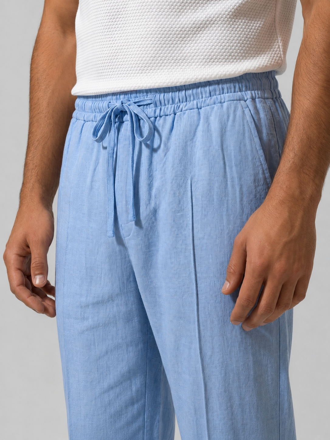 Men’s Trousers with Drawstring Waist