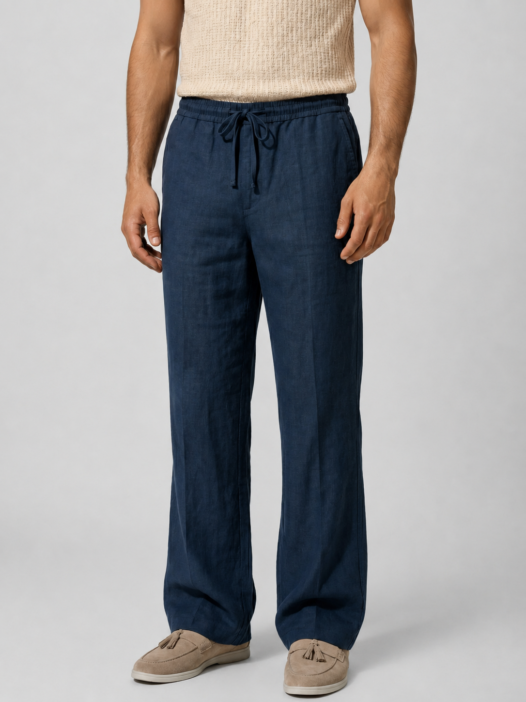Men’s Trousers with Drawstring Waist