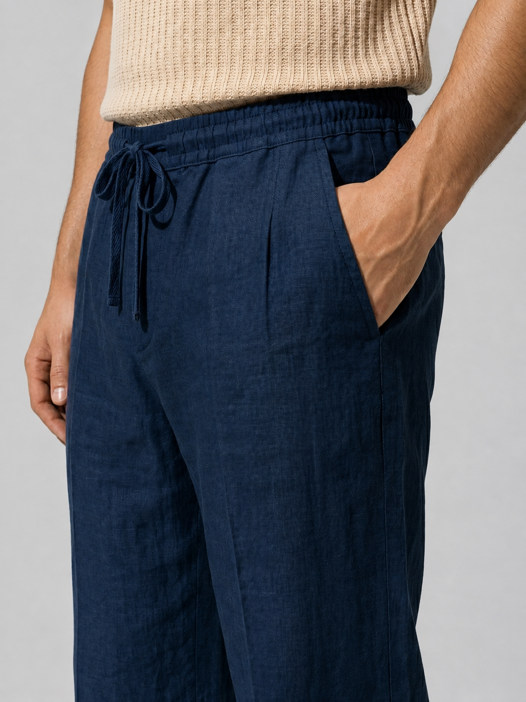 Men’s Trousers with Drawstring Waist