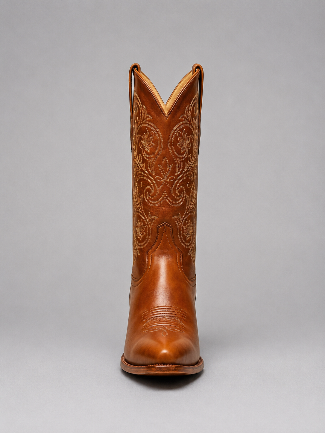 Women’s Cowboy Boots with Embroidered Knee-High Design