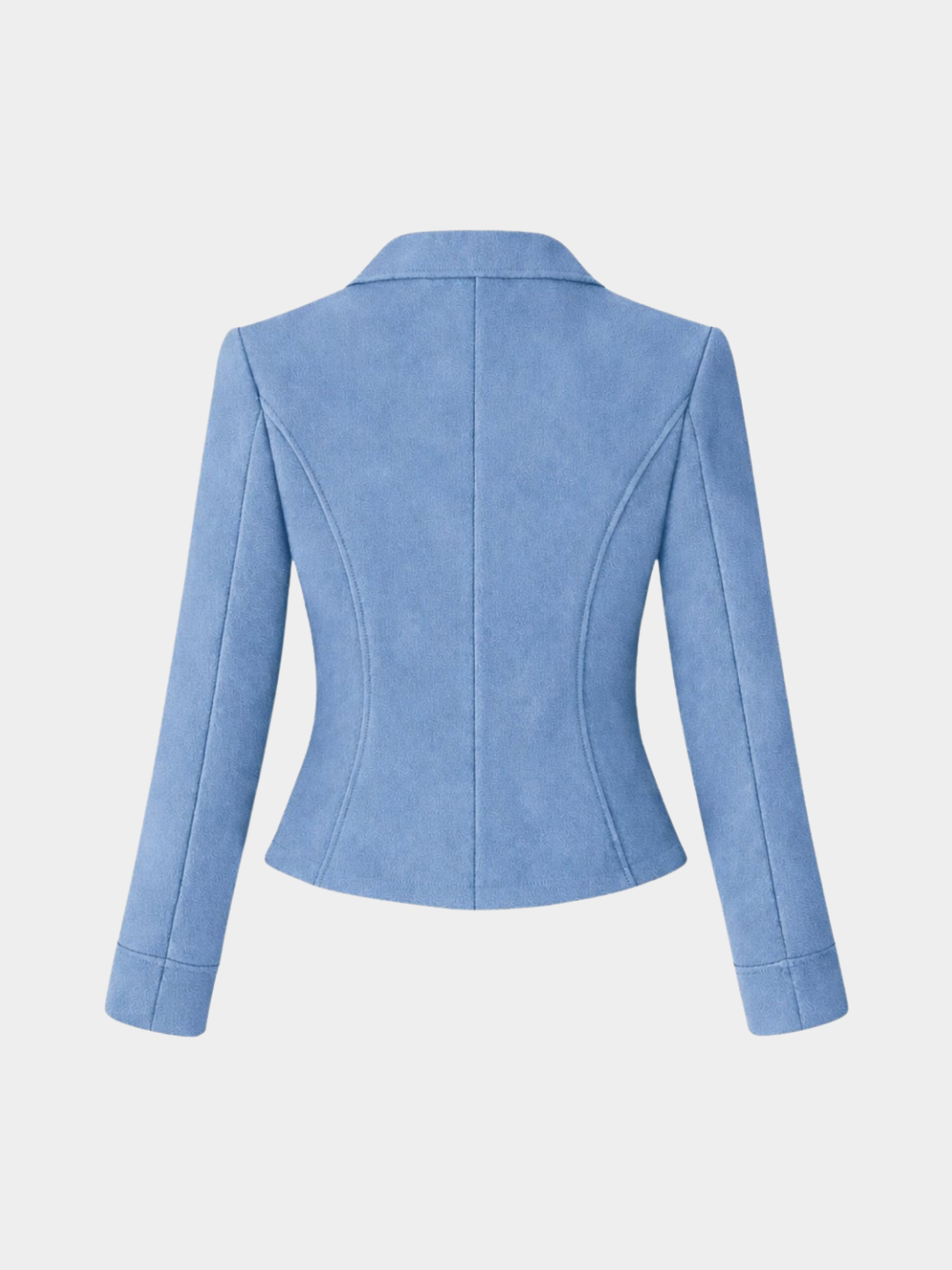 Women’s Cropped Blazer with Lapel Collar